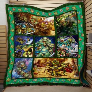 Teenage Mutant Ninja Turtles Fight Quilt V2  Quilt